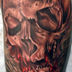 Tattoos - vampire skull - 19343